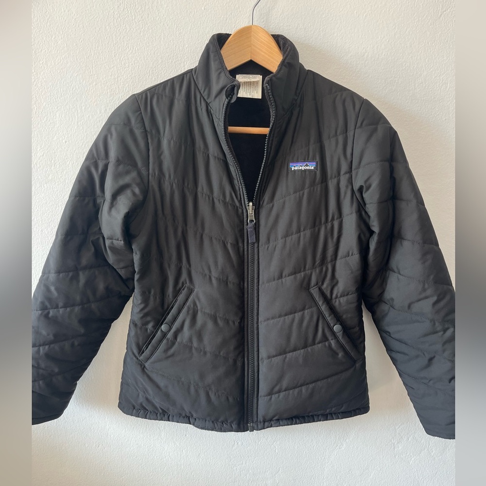 Patagonia Girls reversible jacket | Size L | Black